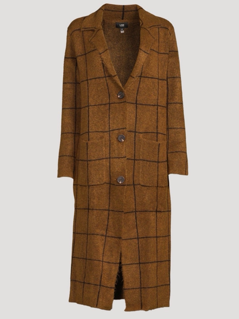 LINE
Brita Sweater Coat In Plaid